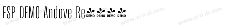 FSP DEMO Andove Re字体转换 FSP DEMO Andove Re字体转换